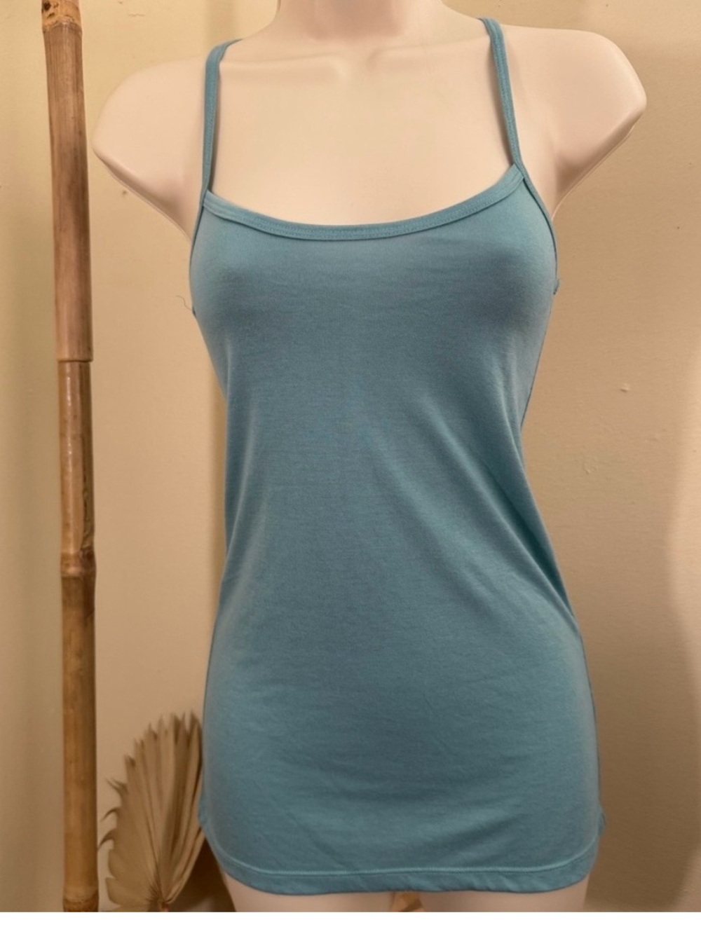 Everyday Light Blue Spaghetti Strap Tank Top